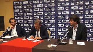 Conferenza stampa con Ignazio La Russa e Marcello Gemmato dall'Hotel Place di Bari