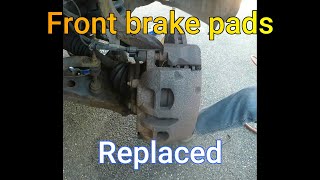 Front brake pads replaced 2007 ford expedition.