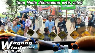 BUS TUAN MUDA DIHAMPIRI ARTIS SELEB😍BAPAK² BAWA KAYU😱SEMUA ADA DI VIDEO INI || TRIP WAYANG WINDU pt2