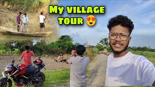 My village tour 😍❤️ | yah kya Ho Gaya 😳#dailyvlog #swapanrider #villagevlog