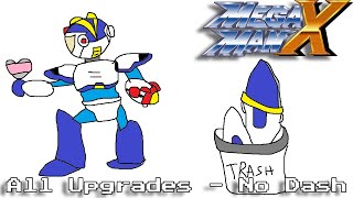 Mega Man X | All Upgrades, NO DASH!