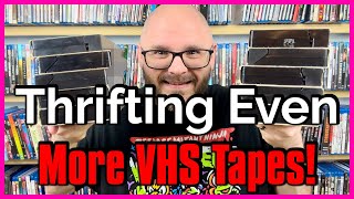 Thrift Store Haul #39 | Finding a Stack of VHS Tapes for $0.50 Each!