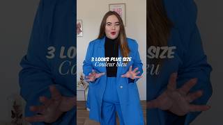 3 looks PLUS SIZE I de couleur bleu 💙🌊🫐