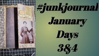 #junkjournaljanuary Days 3&4 "Throwback" & "Tuck spot"