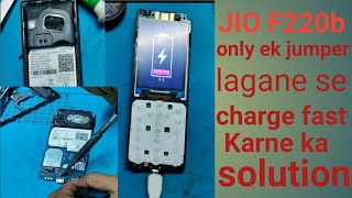 JIO F220 Fake or Slow & charging  down problem solution/ jio phone charging Solution.