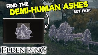 How to get the DEMI-HUMAN ASHES in Elden Ring - Map Location - Find Rare Items Fast - CATACOMBS