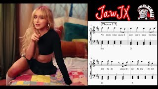 Sabrina Carpenter - Nonsense - Piano Sheet Music