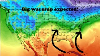 Major warmup expected followed by a HEAVY rain storm!! Long range temperature forecast! #newvideo