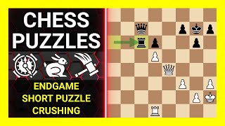 Chess Puzzles to Practice. Themes: Endgame, Short puzzle, Crushing. Learn Chess