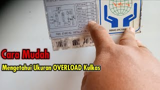 Cara Mengetahui ukuran overload Kulkas  dari Watt .