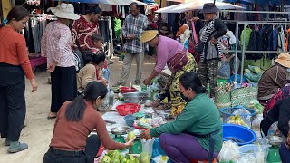 Busy Day To Shopping In Cambodia Market | BMC Province In Cambodia #markettour