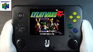 Lylat Wars (Star Fox 64) Nintendo 64 Handheld Gameplay