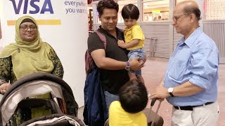 Father and sons Reunion / John F Kennedy airport NYC