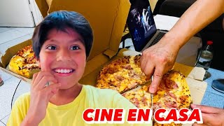 hice un cine en mi casa