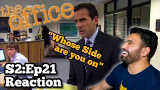 The Office REACTION Season 2 Episode 21 "Conflict Resolution"