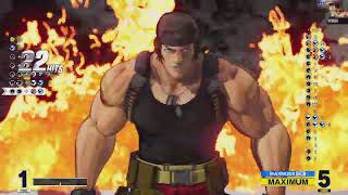 THE KING OF FIGHTERS XV - RALF JONES 1 COMBO EXAMPLE