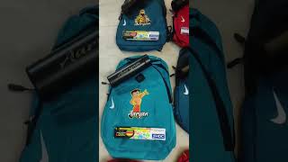 customise school bag bottle and pencil for kids