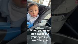 Trying to stay awake 😳😳#shorts #viral #viralvideo #cute #cutebaby