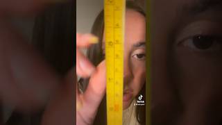 ASMR- Measuring your face chaotically part 1/3📏 #asmr #fastasmr #measuring #personalattention