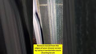 #shorts How to remove mould from the edges of your shower screen