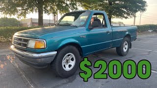 The Cheapest Pickup Truck Money Can Buy | 1994 Ford Ranger 2.3L