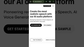 Free ai voice generater #shorts #ai #viralvideo