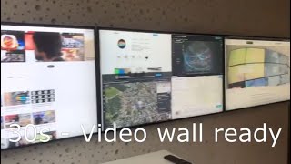 Drag and drop, the new feature WYSIWYG, a neophyte sets in 30 seconds a video wall 3 Tvs