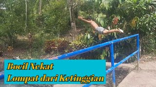 Mandi di Sungai Jerni|| Bocah Nekat Lompat