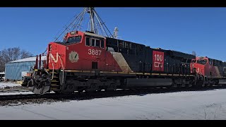 3/23/2024-5 CN 3887, CN 2997, @TrainswithAndy