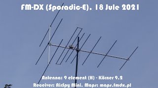 Sporadic E FM-DX 18.07.2021 (I, F)