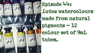 Product Review 44: Lutea watercolours made from flowers, herbs, wood and insects