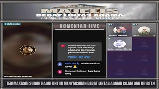 LIVE🔴 DEBAT LINTAS AGAMA, RABU MALAM KAMIS 23/10/2024