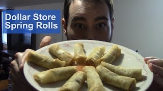 Dollar Store Spring Rolls