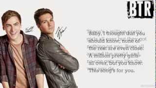 Big Time Rush-Song For You Feat.  Karmin [Lyrics]