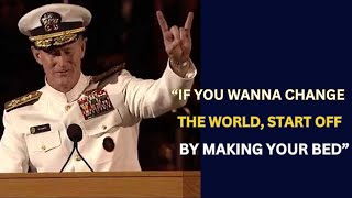 Admiral McRaven Leaves the Audience SPEECHLESS | One of the Best Motivational Speeches