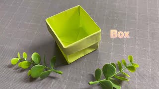 How to make Paper Box ~ Origami Paper Box | Box Creative