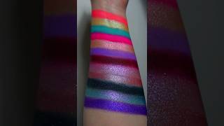 SWATCHES LACED WITH CHERRY IDOL EYESHADOW PALETTE #INDIEMAKEUP #LACEDWITHCHERRY