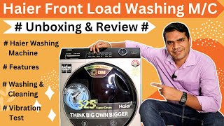 Haier Best Front Load Washing machine Unboxing, Review & demo || Best Washing Machine 2023 ||