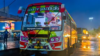 new வாஹித் மதுரை 🔁 இராமநாதபுரம் fd night view lighting+pass light 🥰#trending #bus #shorts #travel