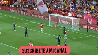 Resumen Arsenal vs Lyon marcador final 1-2 gana Lyon 28/07/2019