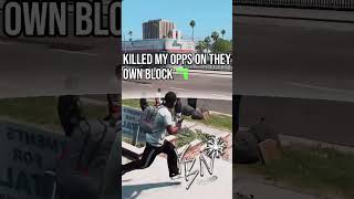 Killed my opp on they own Block #gta  #ybnls  #gtarp  #fivem  #gta #gaming #rap  #ybnls #ybnnahmir