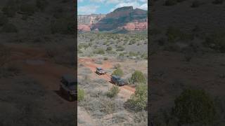 Riding through Sedona mountains #onxoffroad #overlanding #truck #offroad