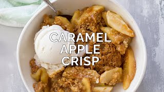 Caramel Apple Crisp