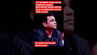 A.R.Rahman harassed by Bollywood mafia #viral #shorts #trending