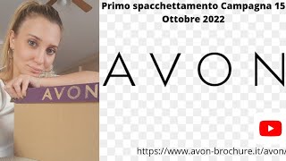 Primo spacchettamento di Avon campagna 15 ottobre 2022 https://www.avon-brochure.it/avon/