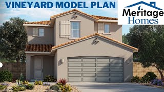 Tour Meritage Home's Vineyard Model Plan with me! [Rancho Sahuarita, AZ 2023]