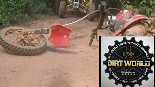 Dirtworld MX track / horrible crash (feat. Dame Media Vids)