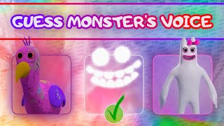 GUESS THE MONSTER'S VOICE #1 (GARTEN OF BANBAN 3 & DOORS FLOOR 2) | Opila, Jumbo, Seline, Banban