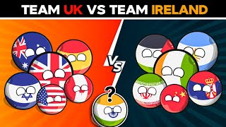 Team UK vs Team Ireland - Countryballs