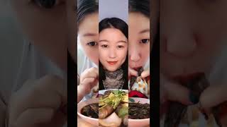 ASMR Eating, Eating Shrimp and Octopus